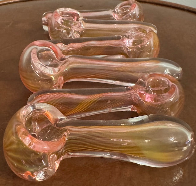 Scalloped Gold Fume Mini Spoon (Standard)