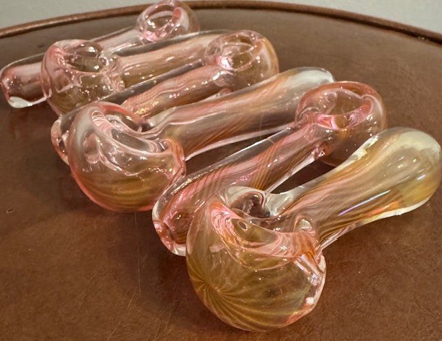 Scalloped Gold Fume Mini Spoon (Standard)