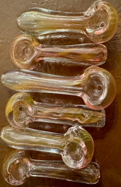 Scalloped Gold Fume Mini Spoon (Standard)