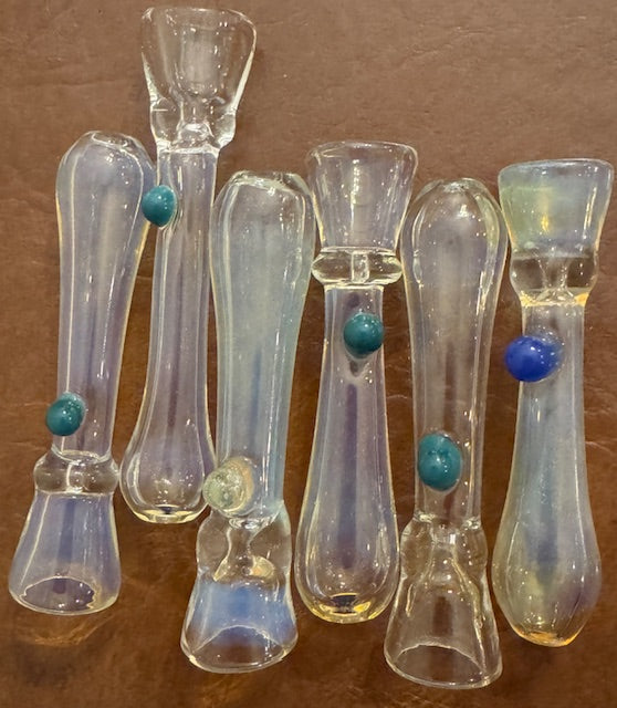 Silver Fume Chillum (Standard)