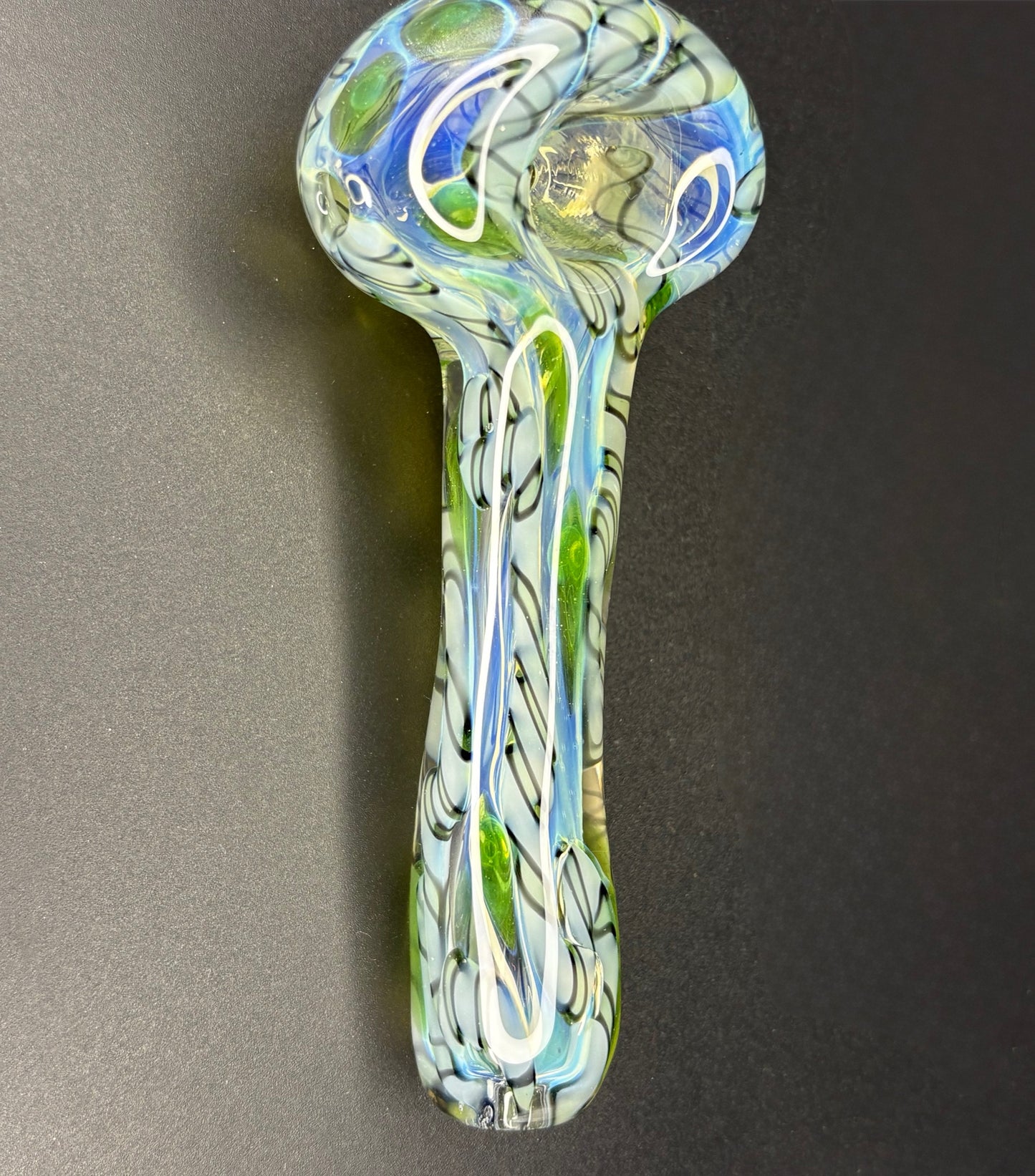 Medium Cane Spoon - Silver Fume