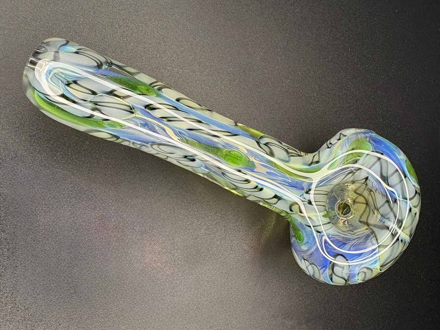 Medium Cane Spoon - Silver Fume