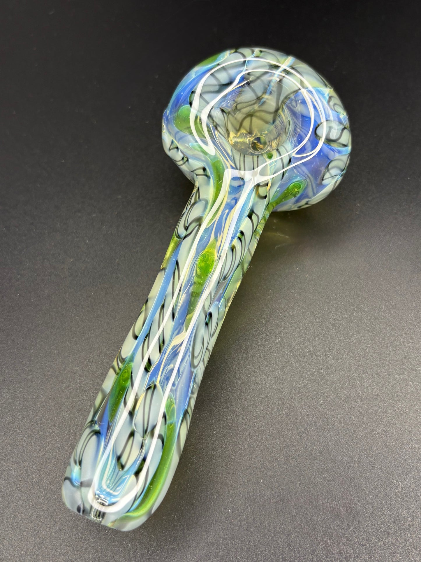 Medium Cane Spoon - Silver Fume