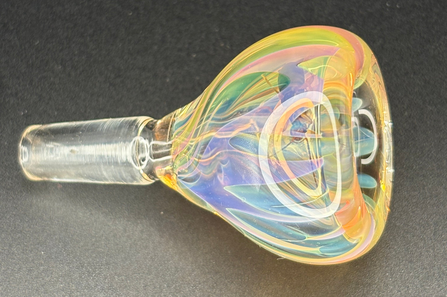 Slide - 10mm Male - (Silver & Gold Fume)