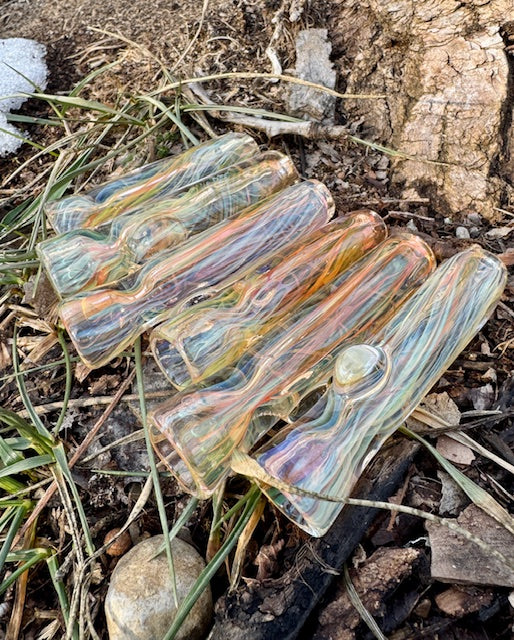 Fume Silver & Gold Chillum (Standard)