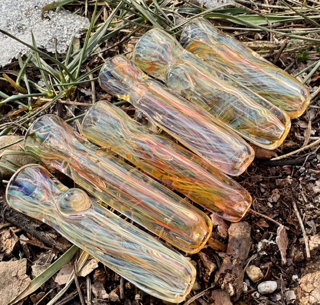Fume Silver & Gold Chillum (Standard)