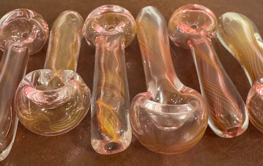 Scalloped Gold Fume Mini Spoon (Standard)