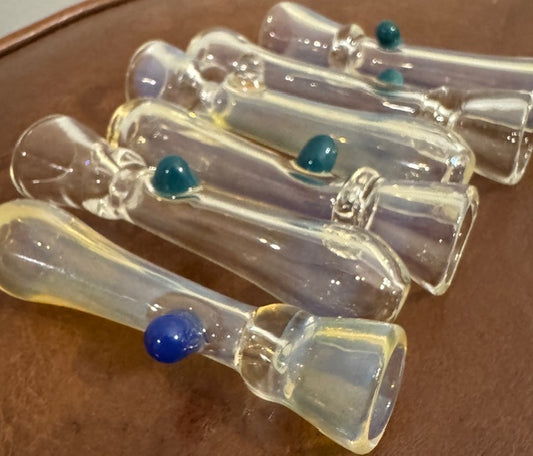 Silver Fume Chillum (Standard)