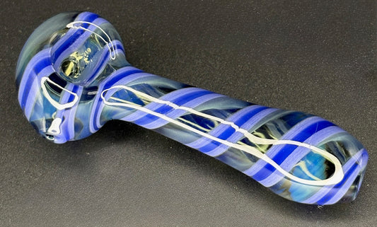Mini Spoon - Colored Line Tubing (Blue)
