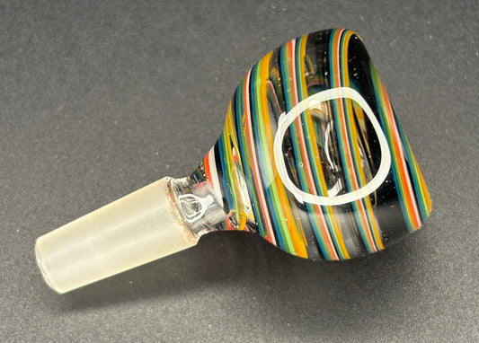 Slide - 10mm Male - Waggie Style WigWag - Multi Color