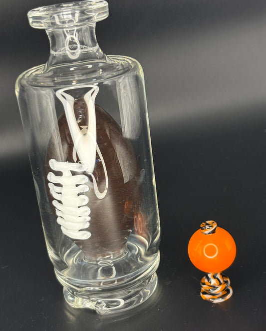 PuffCo Football Top WITH Bengal Themed Bubble Cap